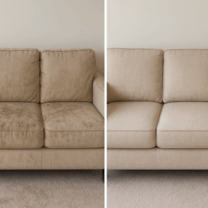 Clean Sofa in cozy living room
