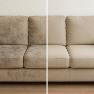 Clean Sofa in cozy living room