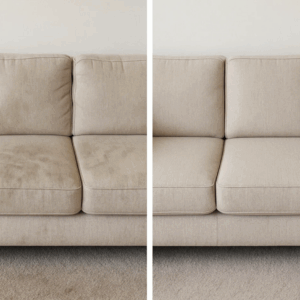 Clean Sofa in cozy living room