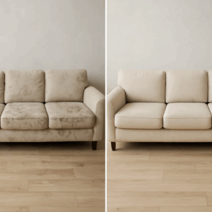 Clean Sofa in cozy living room