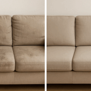 Clean Sofa in cozy living room