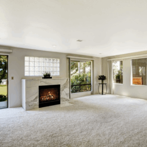 Modern home with clean carpet